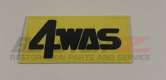 300ZX 4WAS Decal