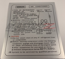 Load image into Gallery viewer, 300ZX R12 Air Conditioning Decal
